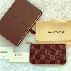Louis Vuitton coin purse/key pouch never used